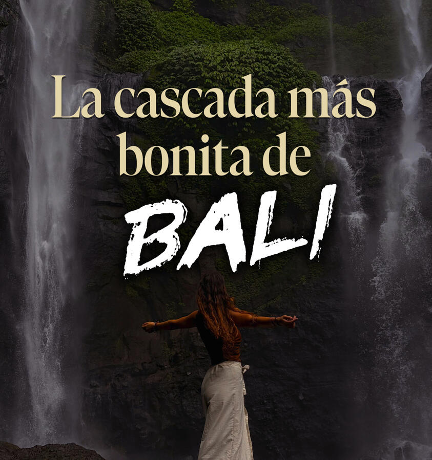 La cascada más bonita de Bali